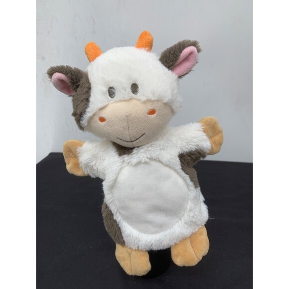 Demdaco Lift The Spirit Cow Hand Puppet Toy 2018 Plush Lovey Soft - Picture 1 of 4